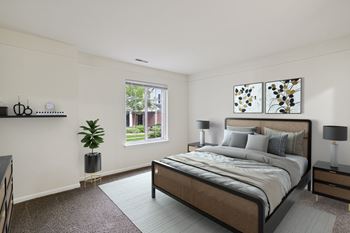 Bedroom with Abundant Natural Light